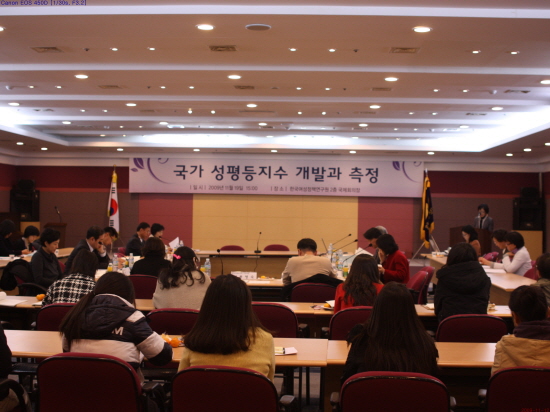 국가 성평등지수 개발과 측정1