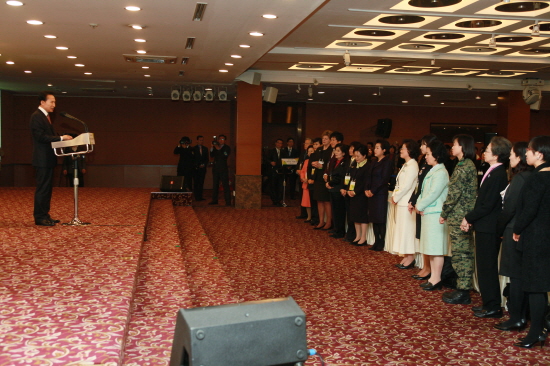 2010년 여성신년인사회 개최2
