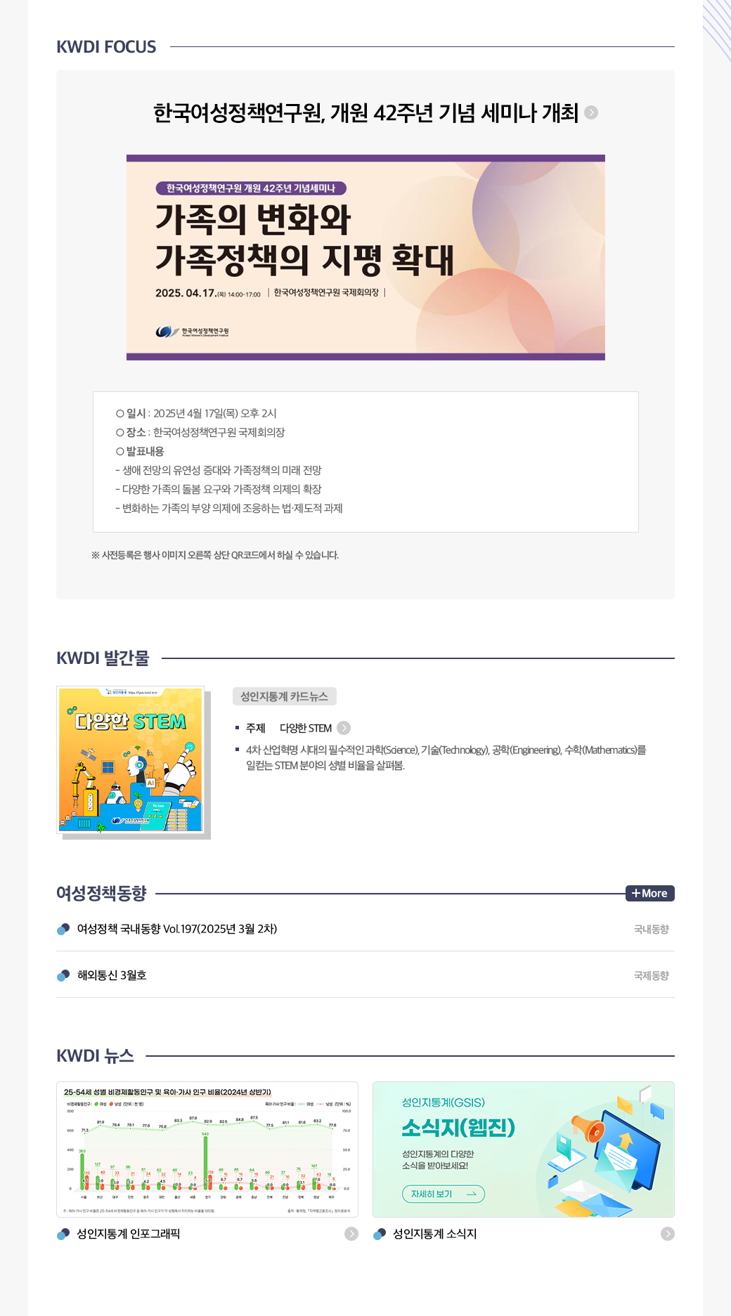 KWDI 뉴스레터 발간물 내용