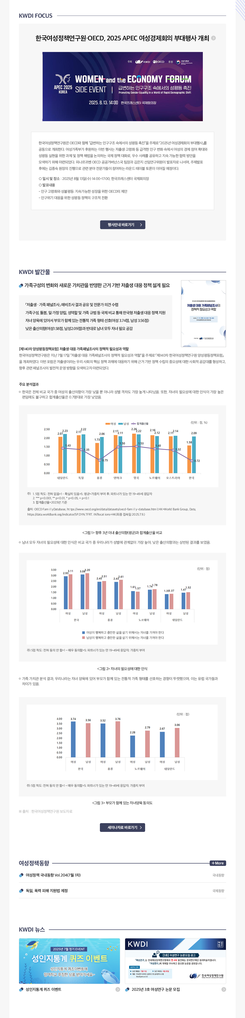 KWDI 뉴스레터 발간물 내용